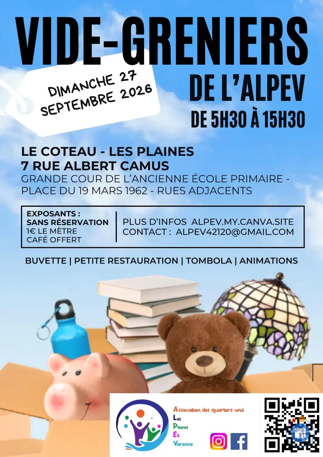 Image Vide-greniers de l'ALPEV (photo 1)