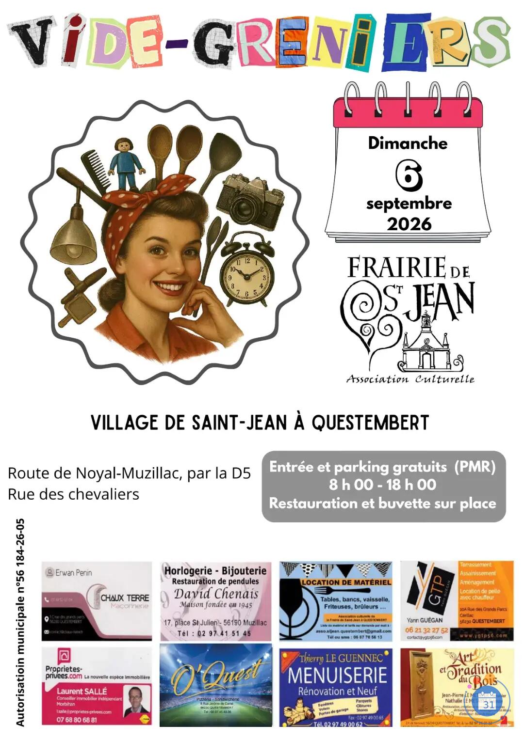 Image Vide-greniers Village de Saint-Jean à QUESTEMBERT (photo 1)