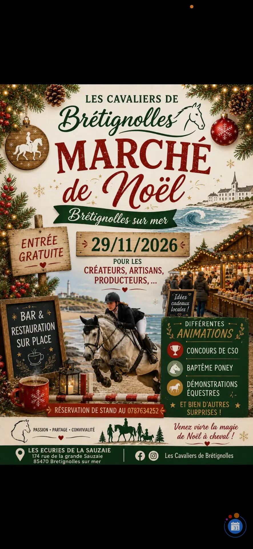 Image Marché de Noël aux Ecuries de la Sauzaie (photo 1)