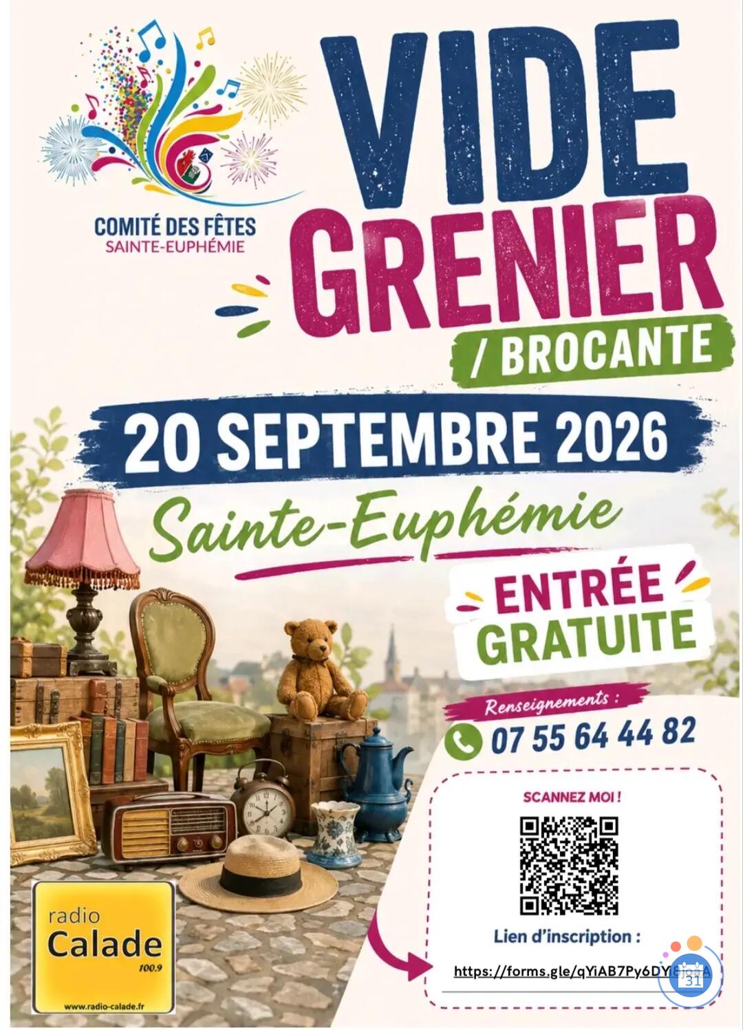 Image Brocante vide grenier Ste Euphémie 01 (photo 1)