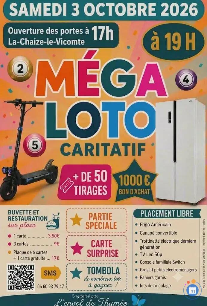 Image Méga Loto Caritatif L'envol de Thyméo (photo 1)