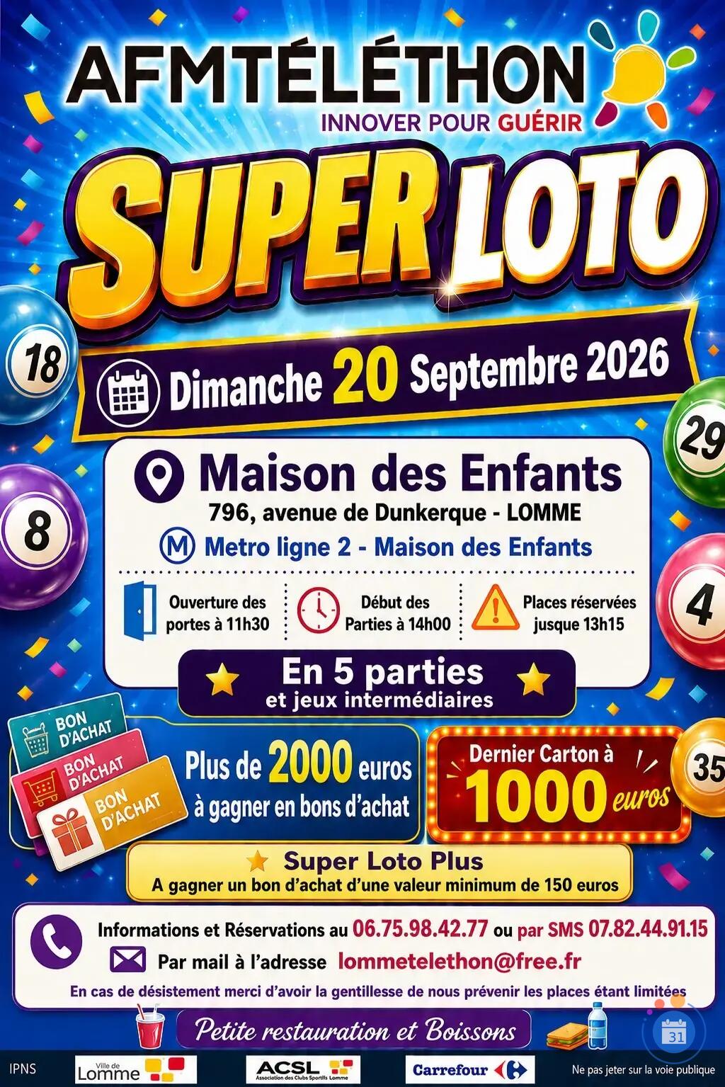 Image Super Loto en faveur du Téléthon (photo 1)