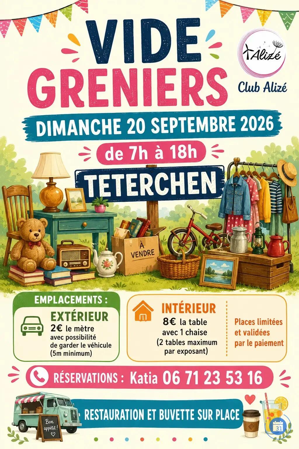 Image Vide-greniers organisé par le Club Alizé (photo 1)