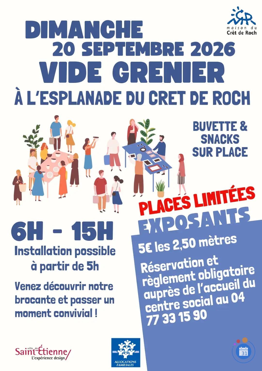 Image Vide grenier de la Maison du Crêt de Roch (photo 1)