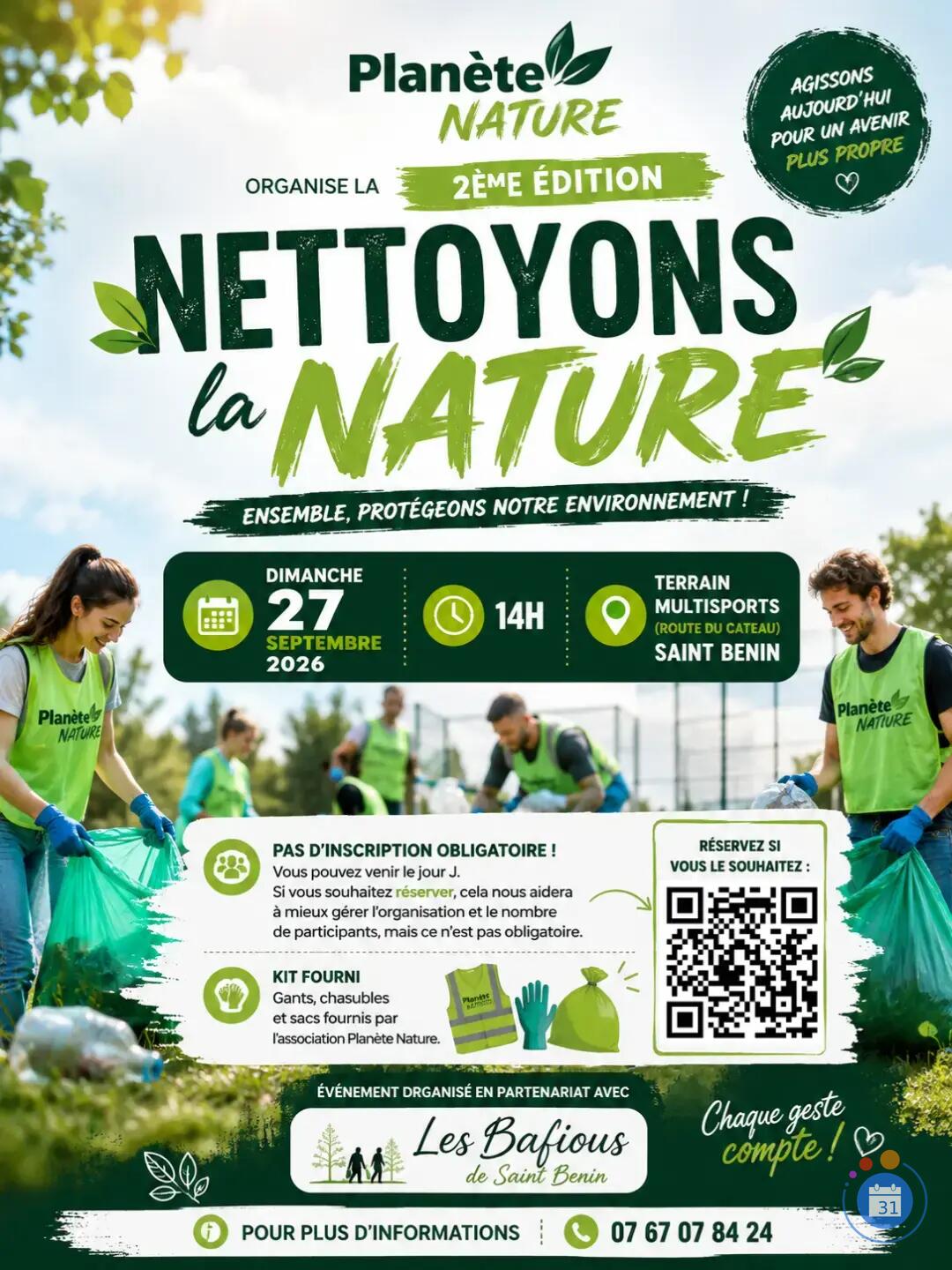 Image Nettoyons La Nature - 2ème édition à Saint Benin (photo 1)