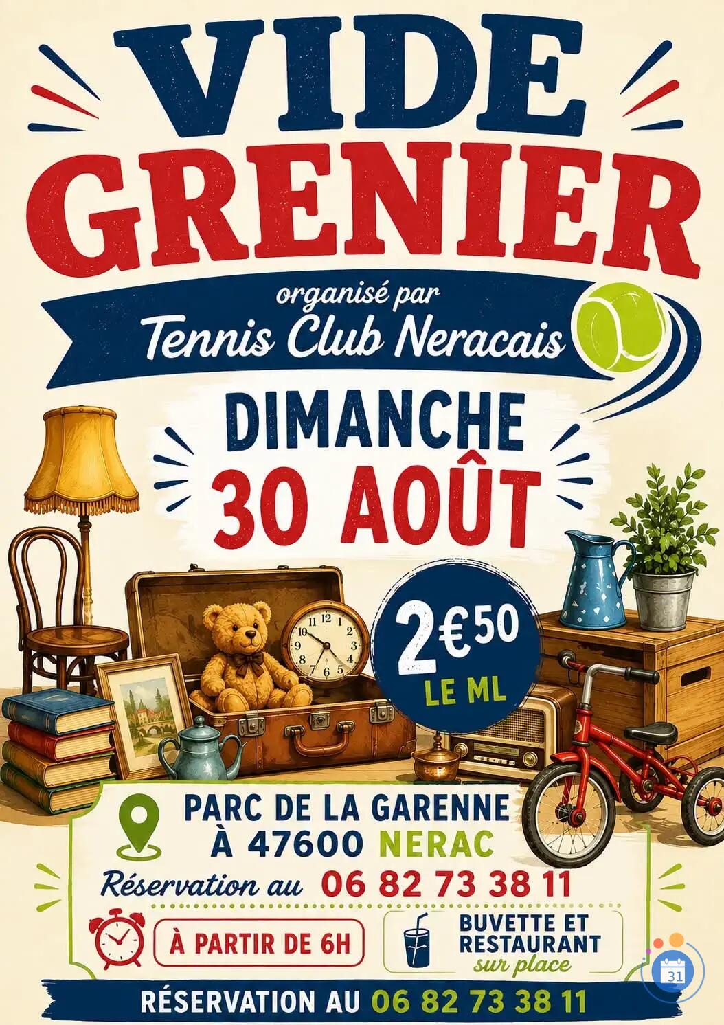 Image Vide Grenier du Tennis Club Nérac (photo 2)