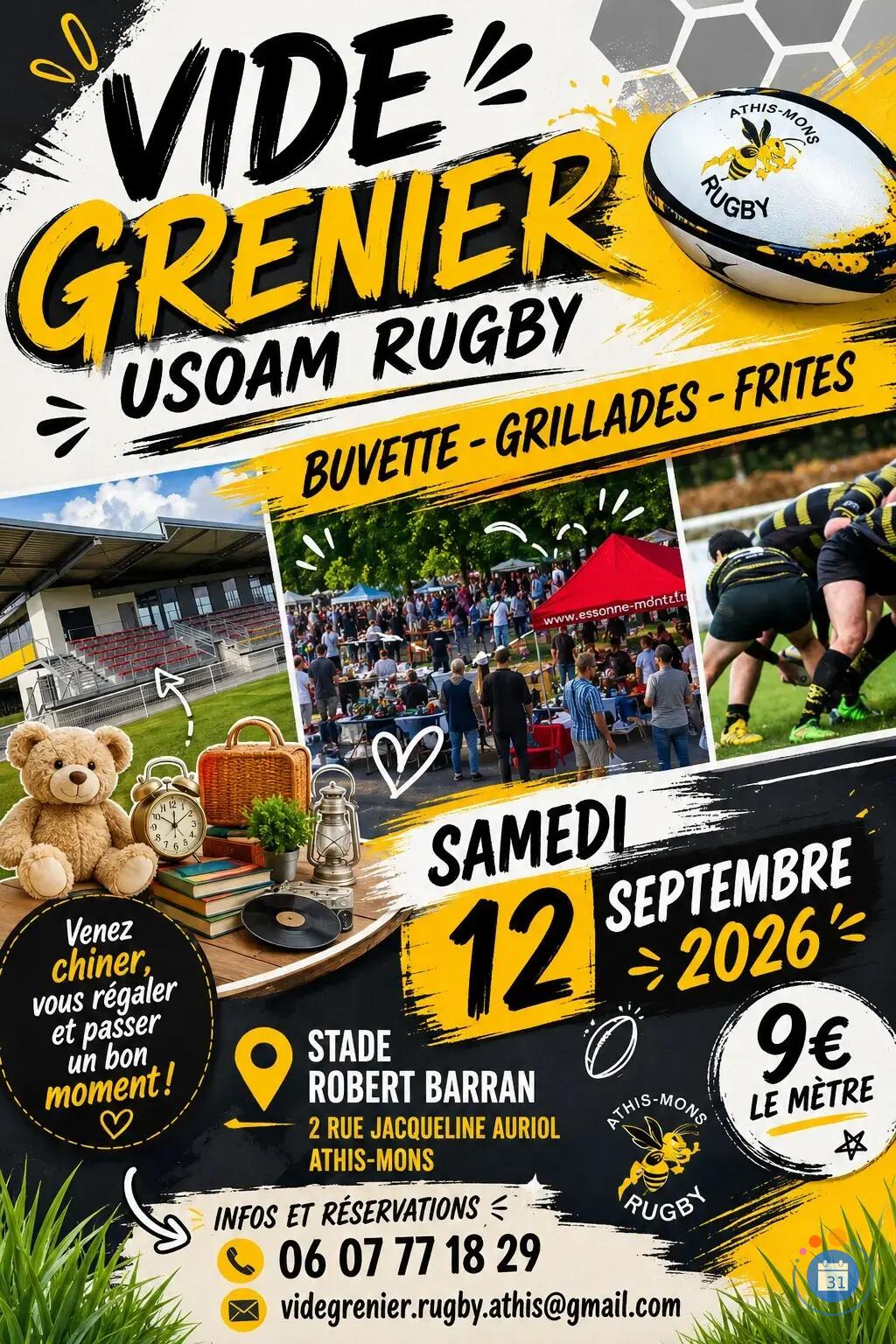 Image vide grenier USOAM rugby (photo 1)