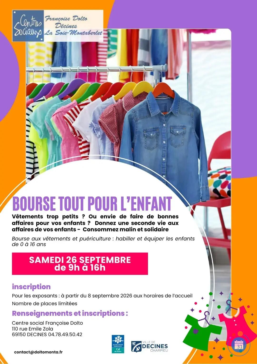 Image Bourse tout pour l'enfant (photo 1)