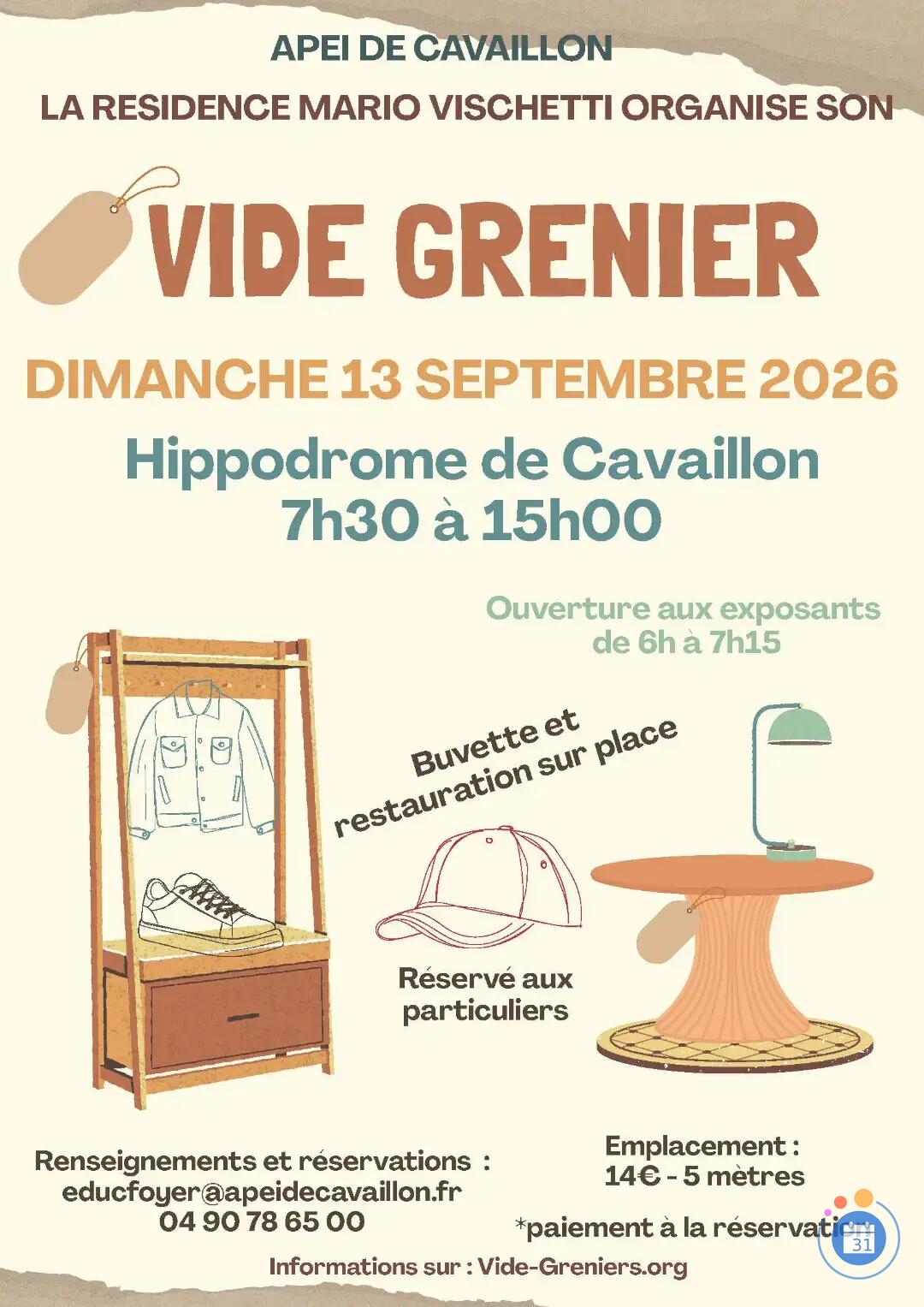 Image VIDE GRENIER APEI DE CAVAILLON (photo 1)