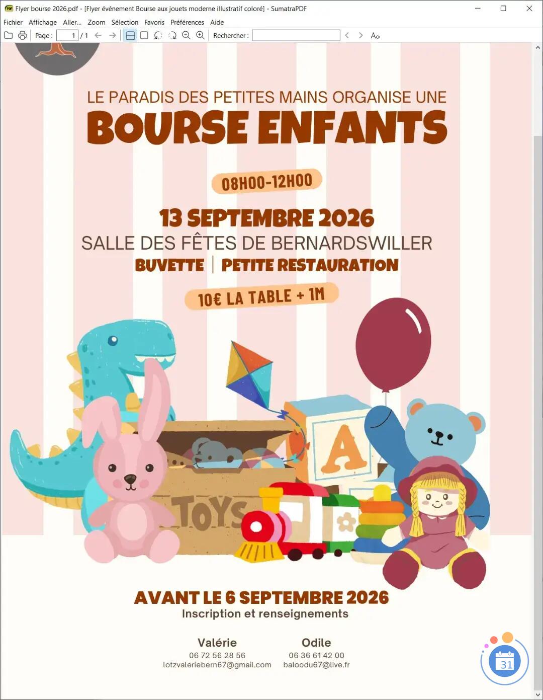 Image Bourse enfants (photo 1)