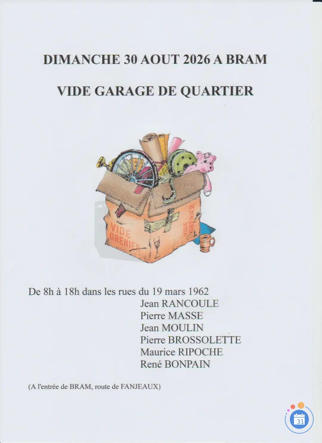 Image Vide grenier de quartier (photo 1)