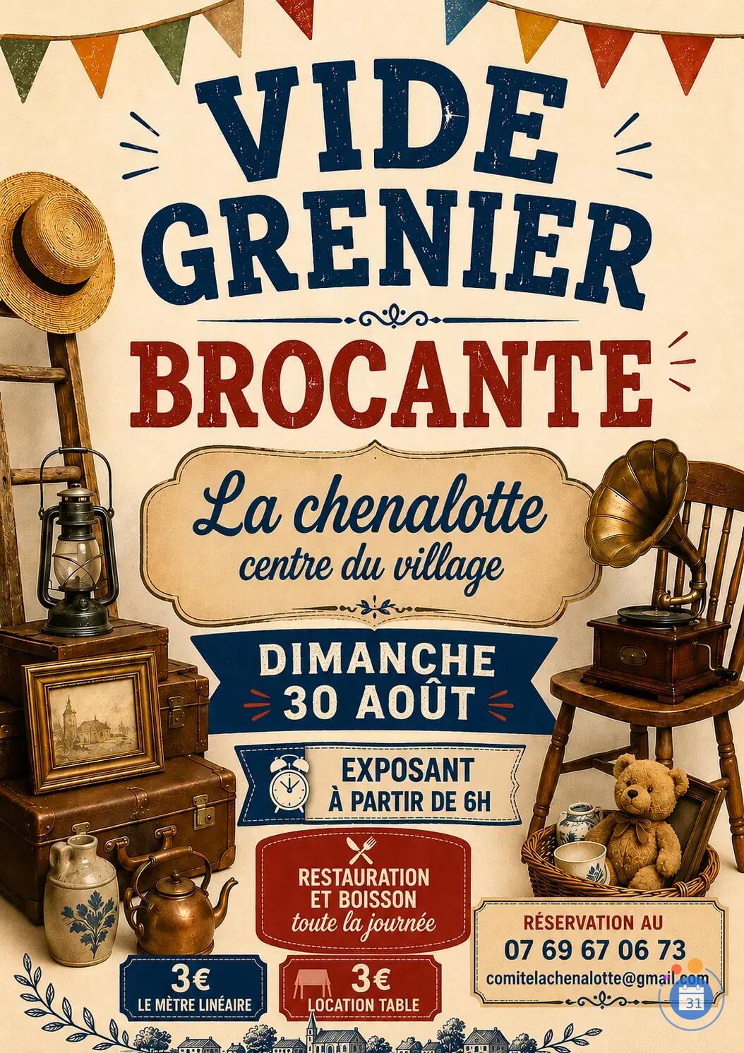 Image Vide grenier de La Chenalotte (photo 1)