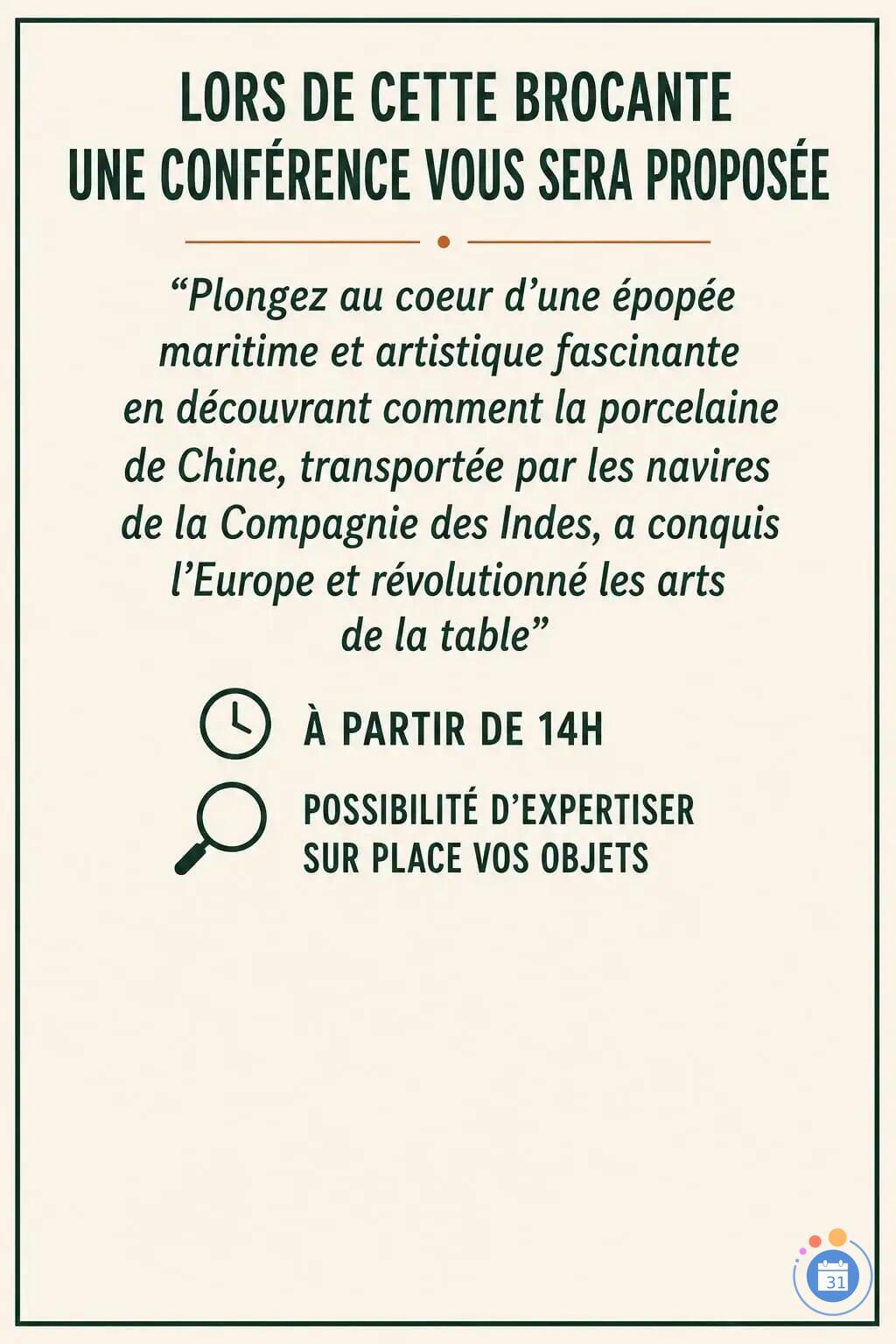 Image Vide-grenier de la Cadena Portésienne, conférence et expertises gratuites (photo 2)