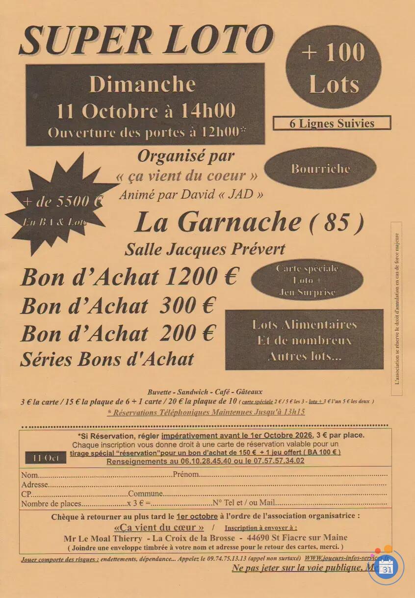 Image Super Loto animé par David JAD (photo 1)