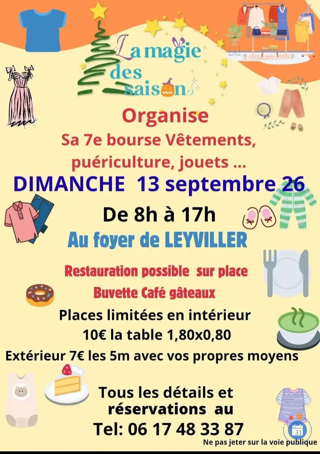 Image Bourse Vêtements, puériculture, jouets ect... (photo 1)