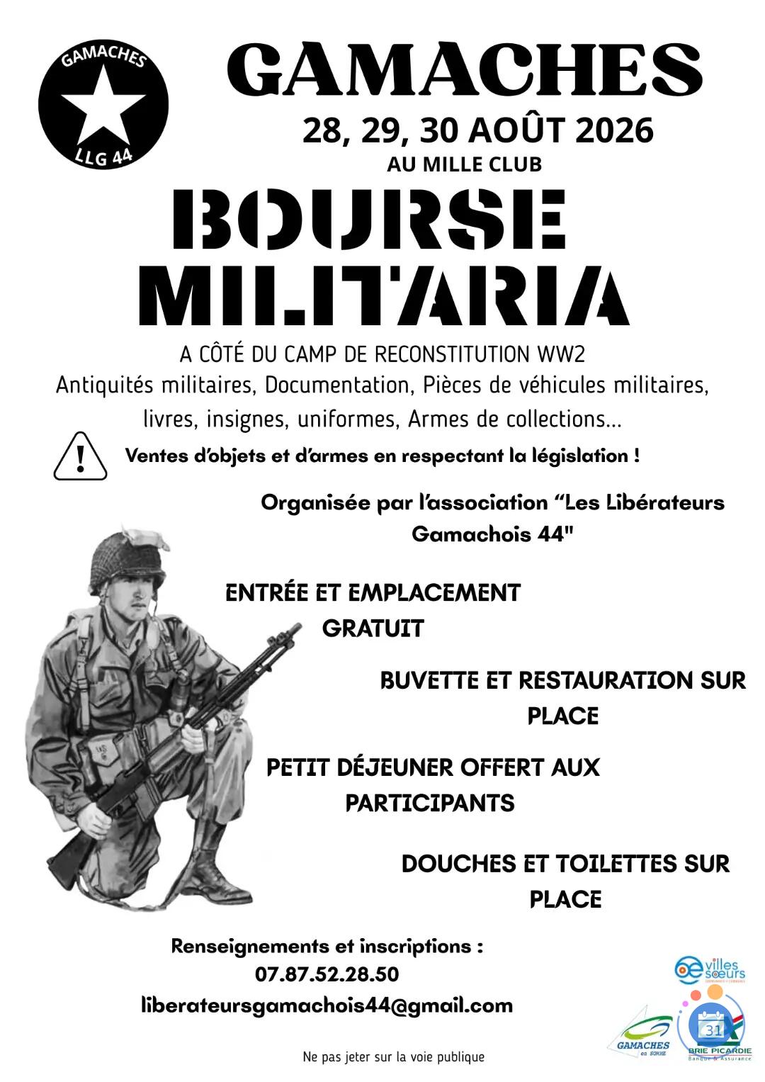 Image Bourse militaire du camp WW2 (photo 1)