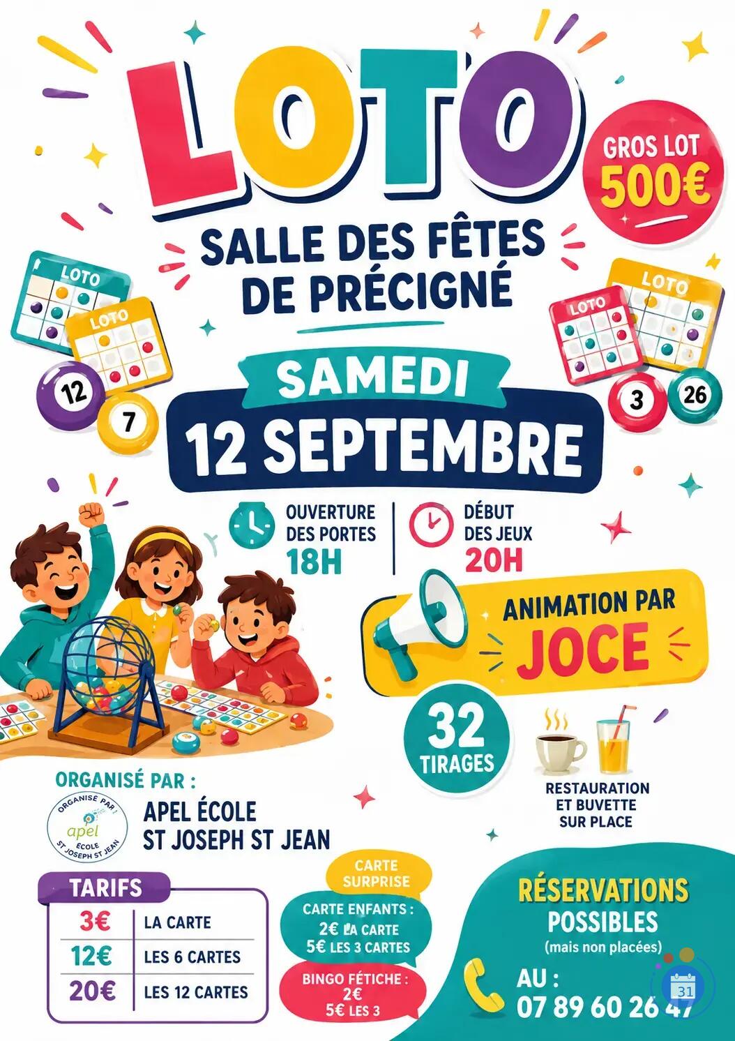 Image LOTO APEL SAINT JOSEPH SAINT JEAN (photo 1)