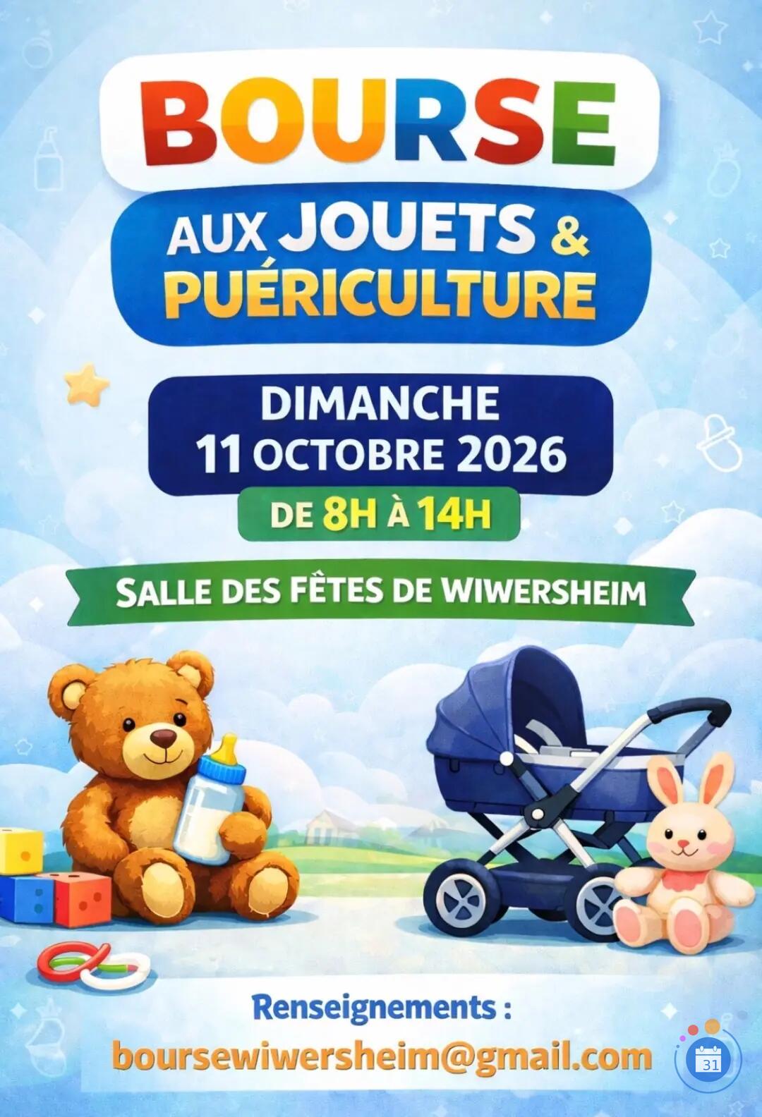 Image BOURSE AUX JOUETS PUERICULTURE (photo 1)