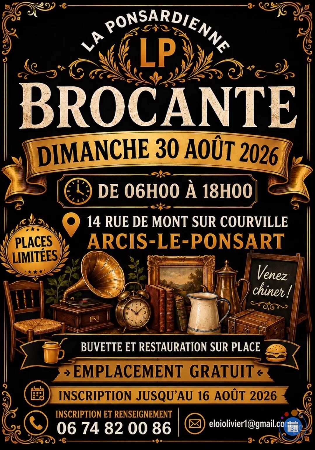 Image Brocante La Ponsardienne (photo 1)
