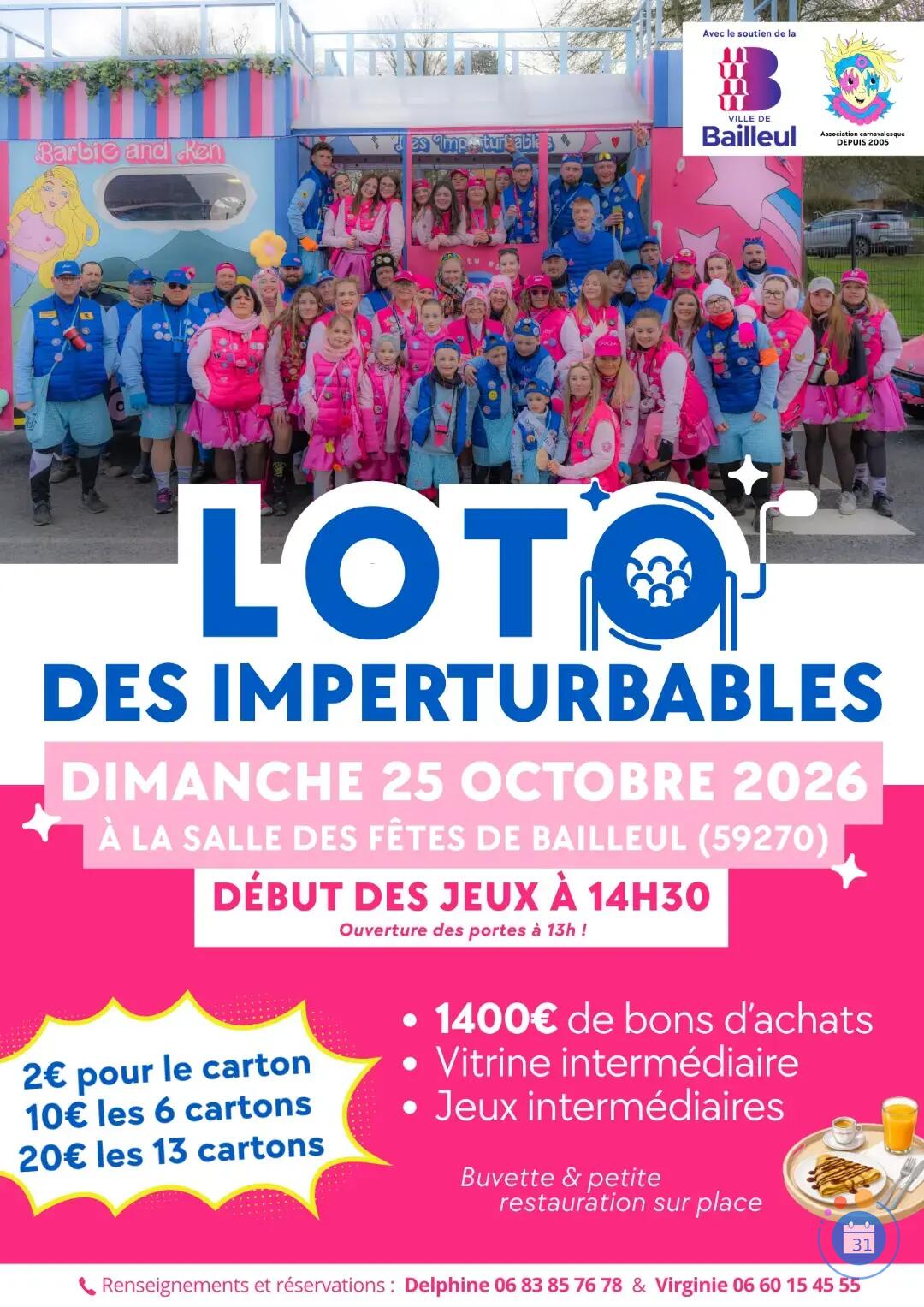 Image Loto des imperturbables 💙 🩷 (photo 1)