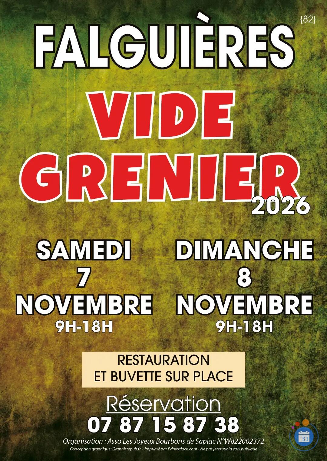 Image Vide Grenier salle des fêtes de FALGUIÈRES (photo 2)
