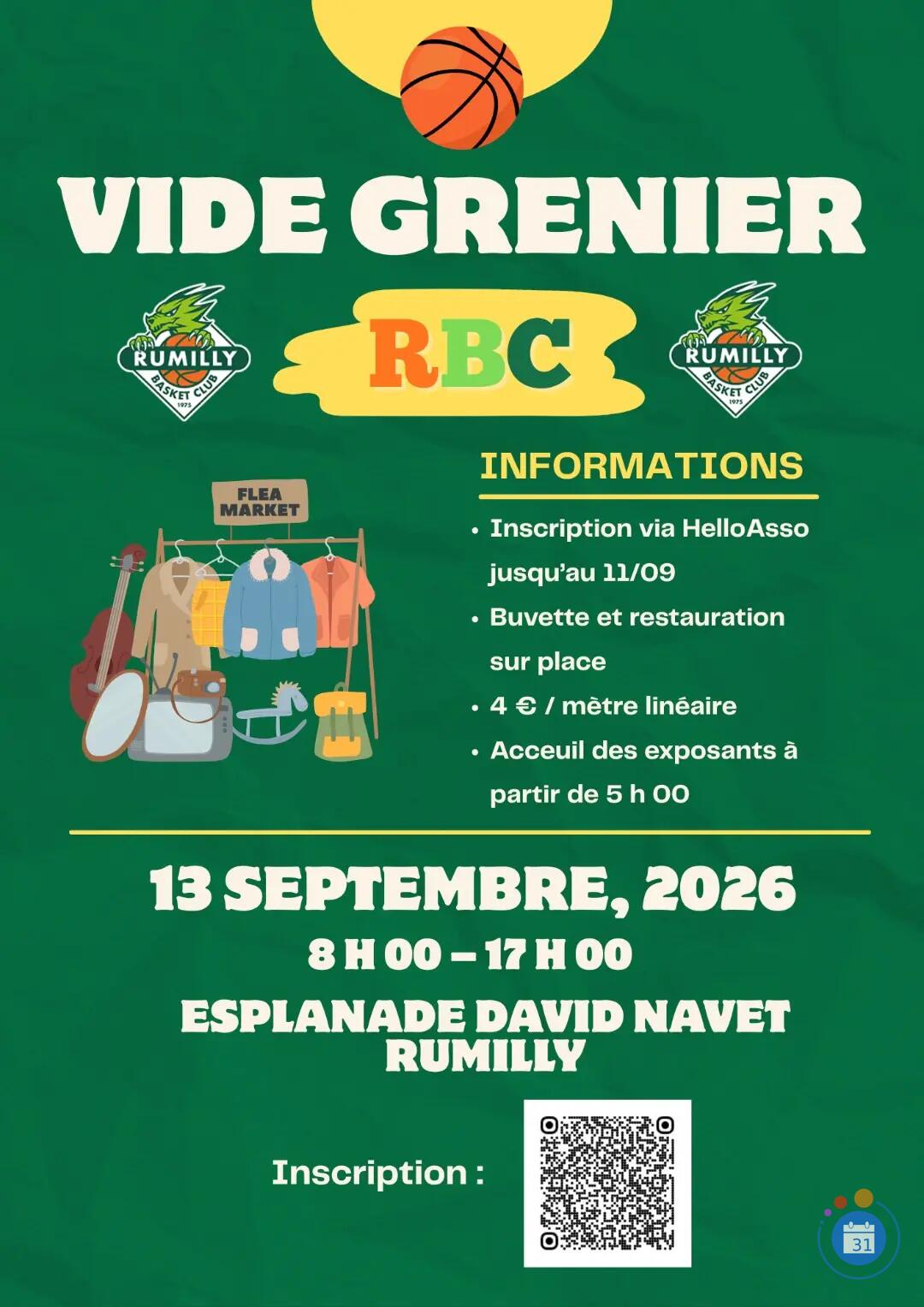 Image Vide grenier du Rumilly Basket Club (photo 1)