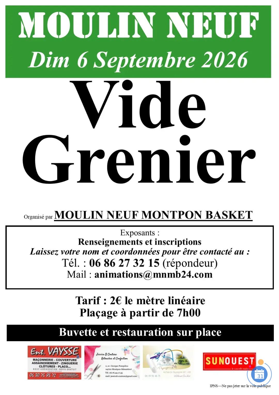 Image Vide grenier du Basket (photo 1)
