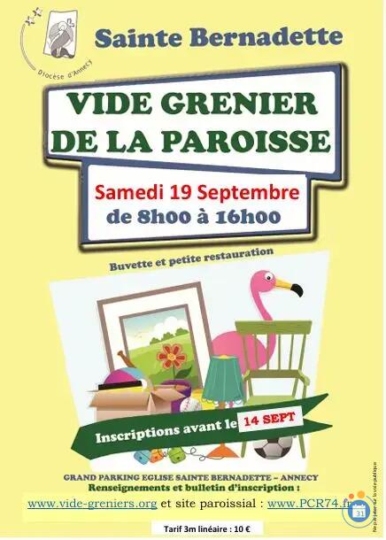 Image Vide Grenier de la paroisse Sainte Bernadette à ANNECY (photo 1)