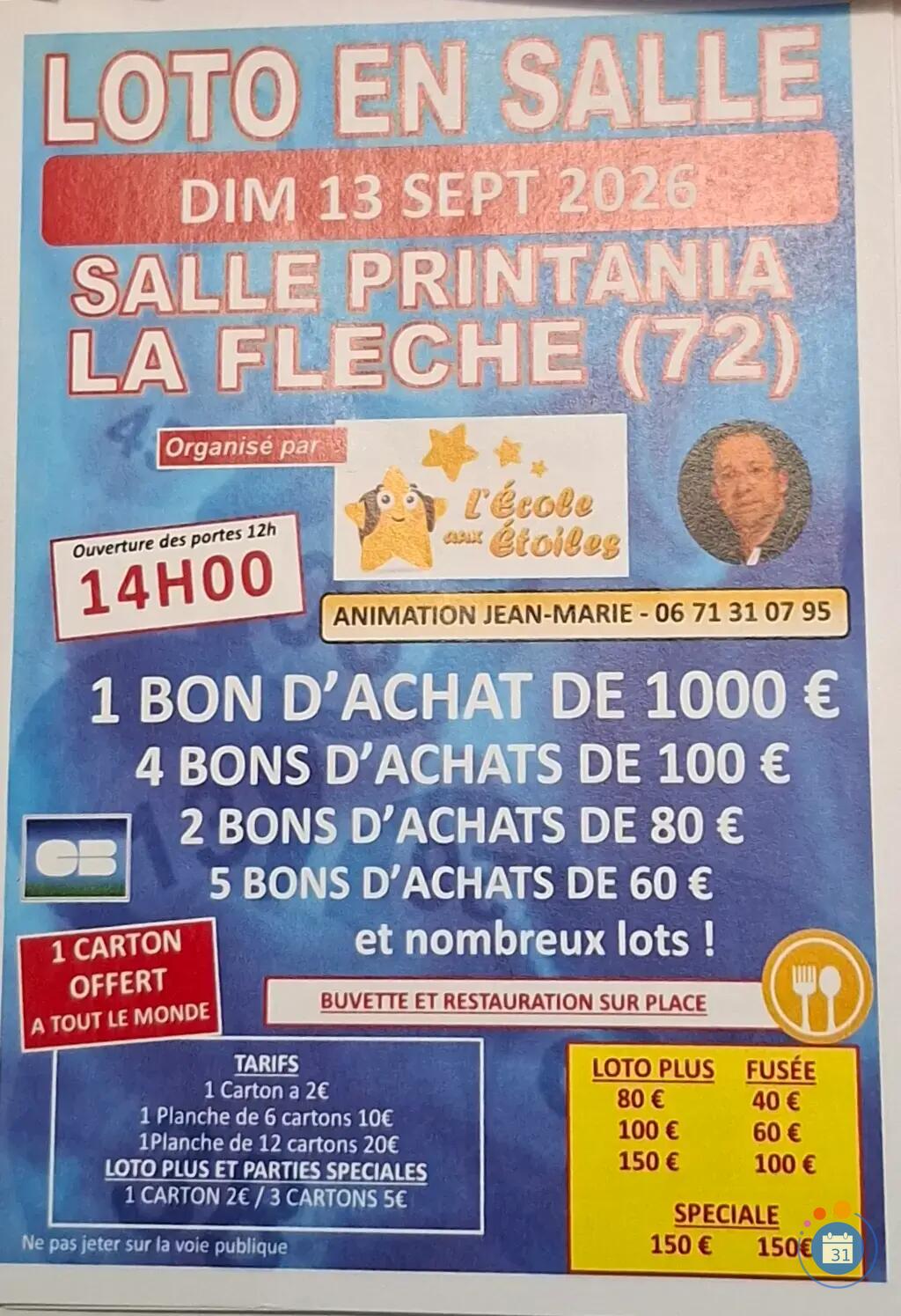 Image SUPER LOTO ANIMATION JEAN MARIE (photo 1)