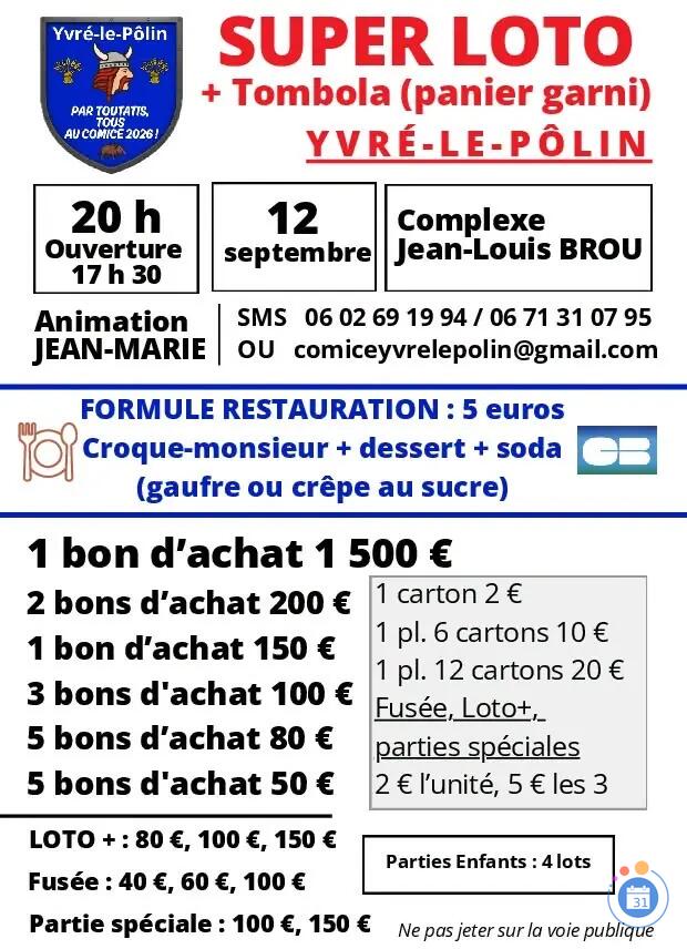 Image Super Loto + Tombola, animation Jean-Marie Couillard (photo 1)