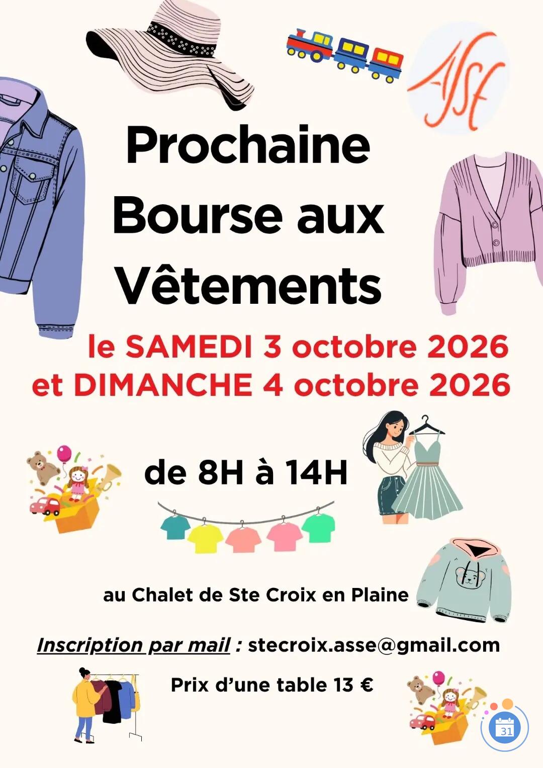 Image Bourse aux vêtements Adultes Enfants Jouets Livres... (photo 1)