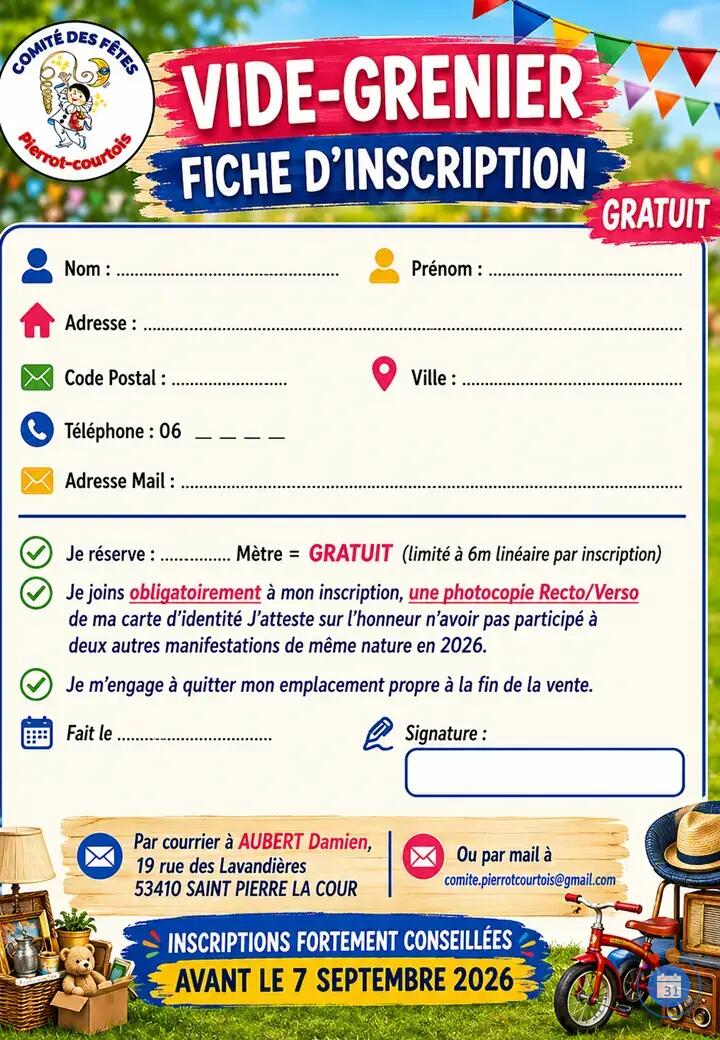 Image Vide Grenier Journée Champêtre 2026 (photo 2)