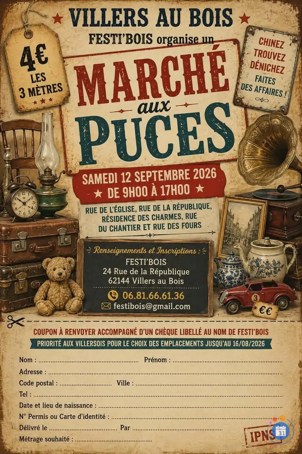 Image Fête des Baudets, marché aux puces (photo 1)