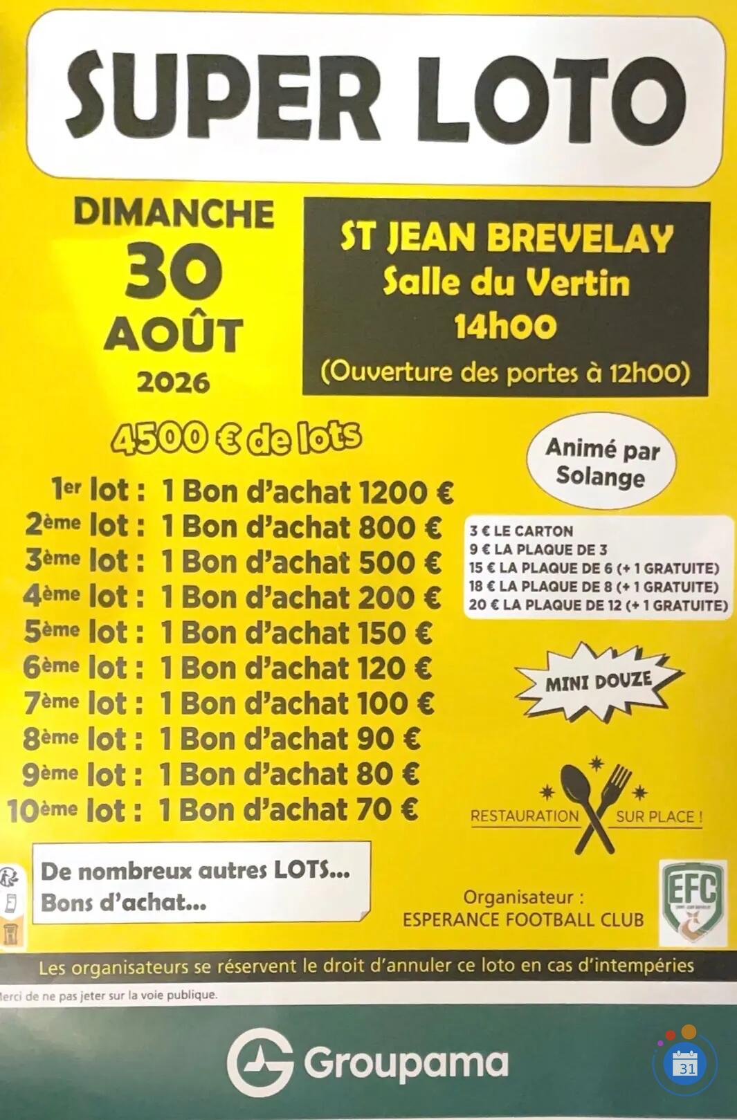 Image SUPER LOTO (photo 1)