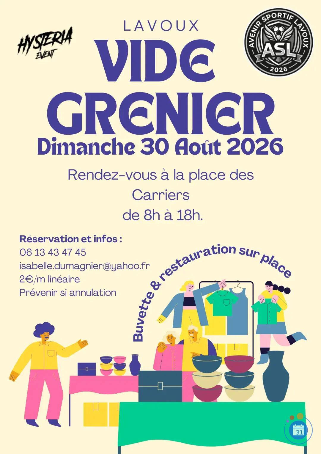 Image Vide Grenier Lavoux (photo 1)
