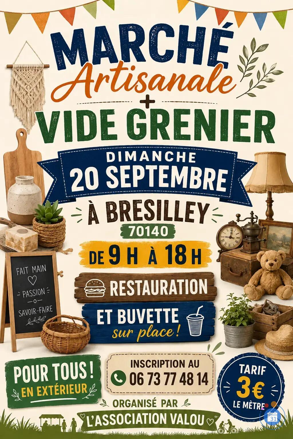Image Marche artisanal et vide grenier (photo 1)