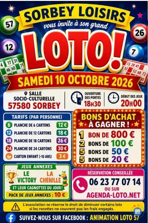 Image Loto Sorbey Loisirs (photo 1)