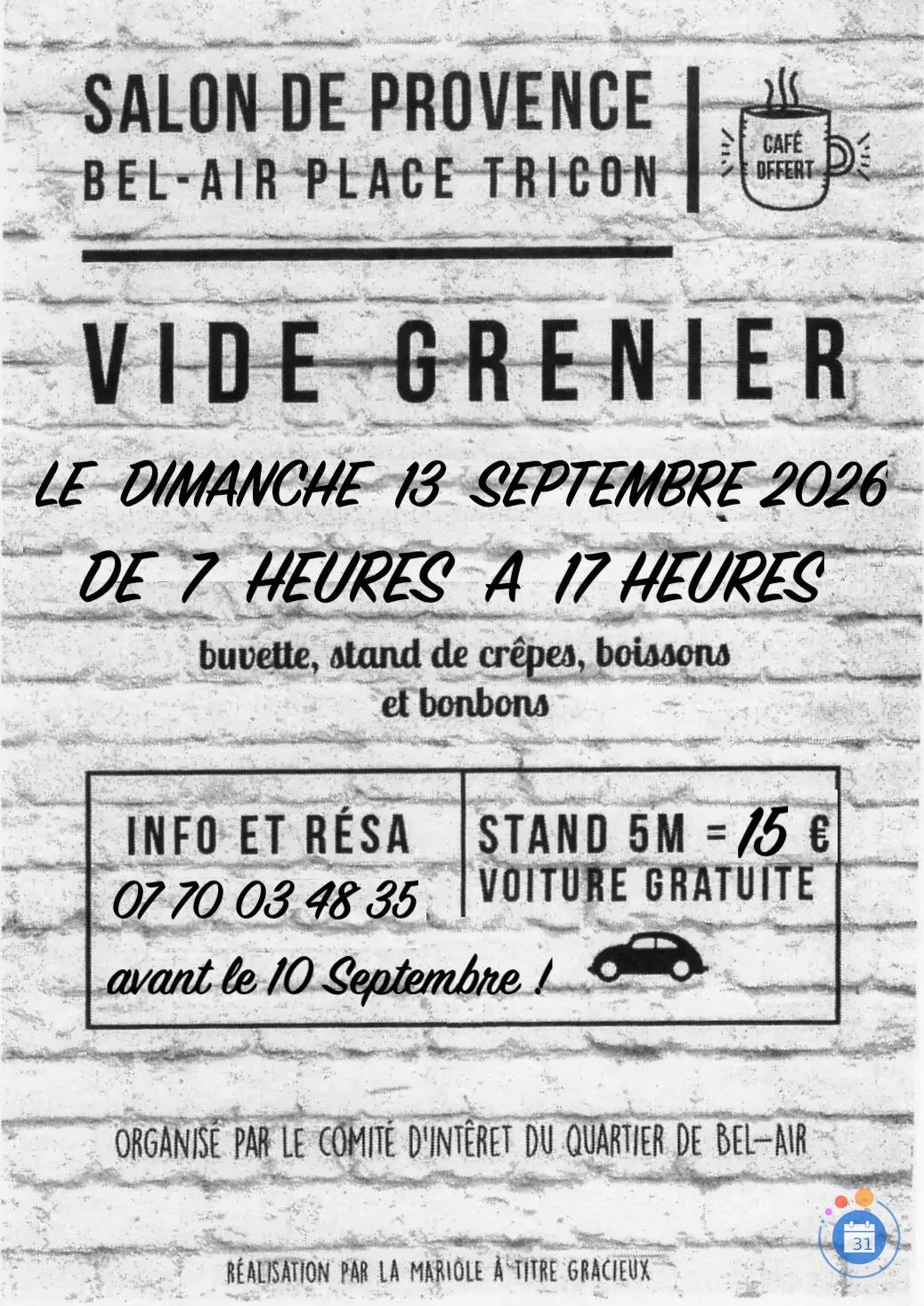 Image VIDE GRENIER CIQ BEL-AIR (photo 1)