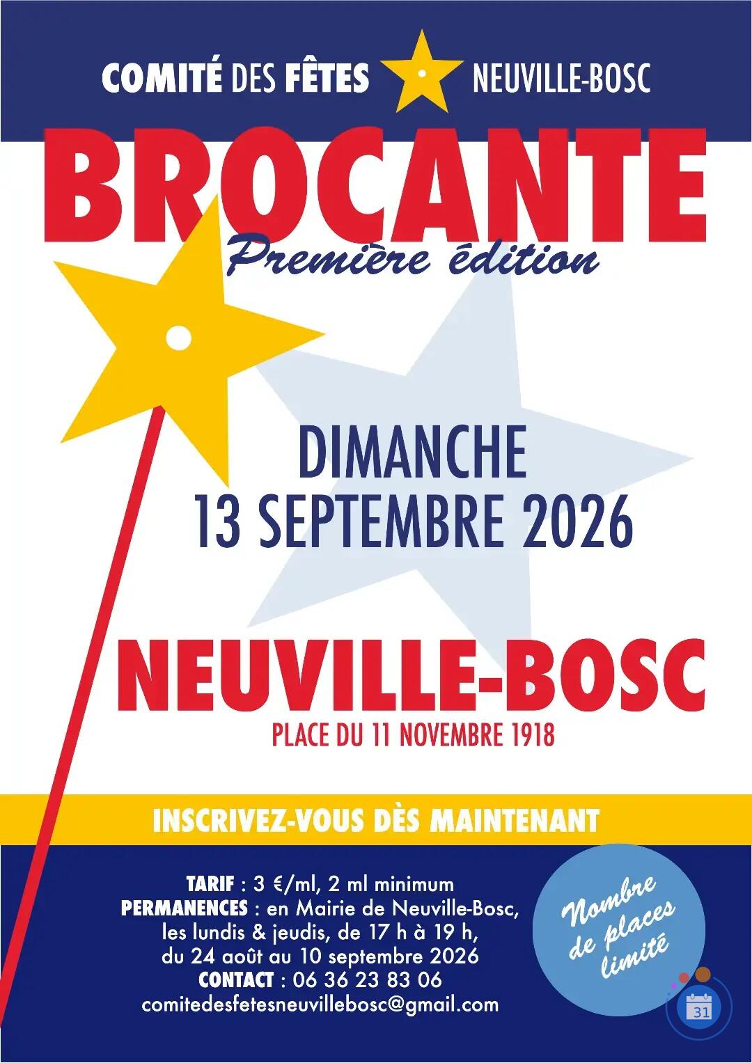 Image BROCANTE Comité des Fêtes Neuville-Bosc (photo 1)