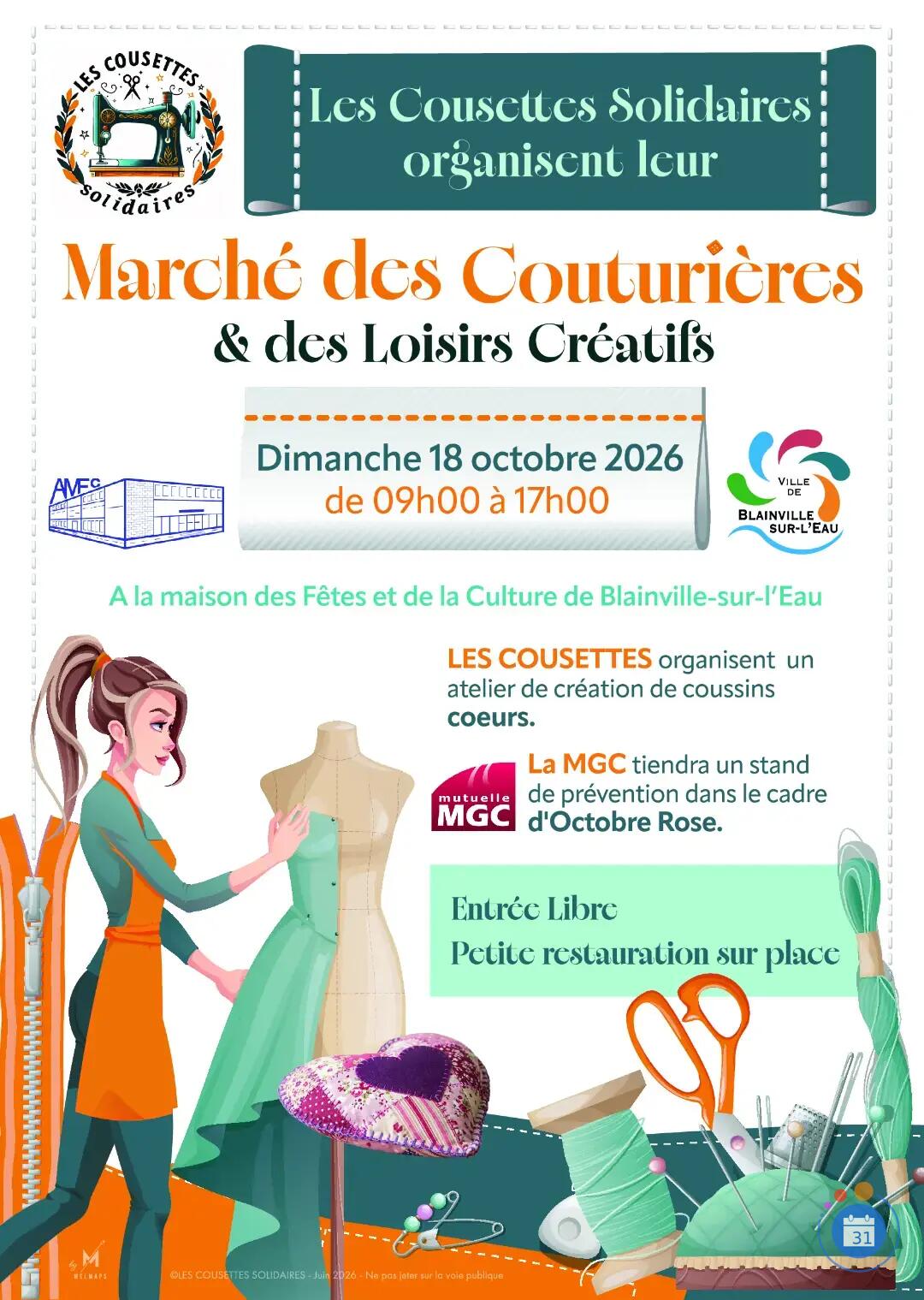 Image Marché des couturières et des loisirs créatifs (photo 1)