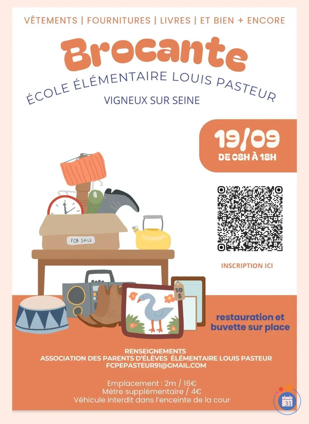 Image Brocante élémentaire Louis Pasteur Vigneux sur seine (photo 2)