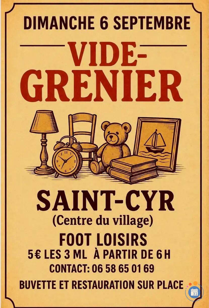 Image Vide grenier Saint-Cyr (photo 1)
