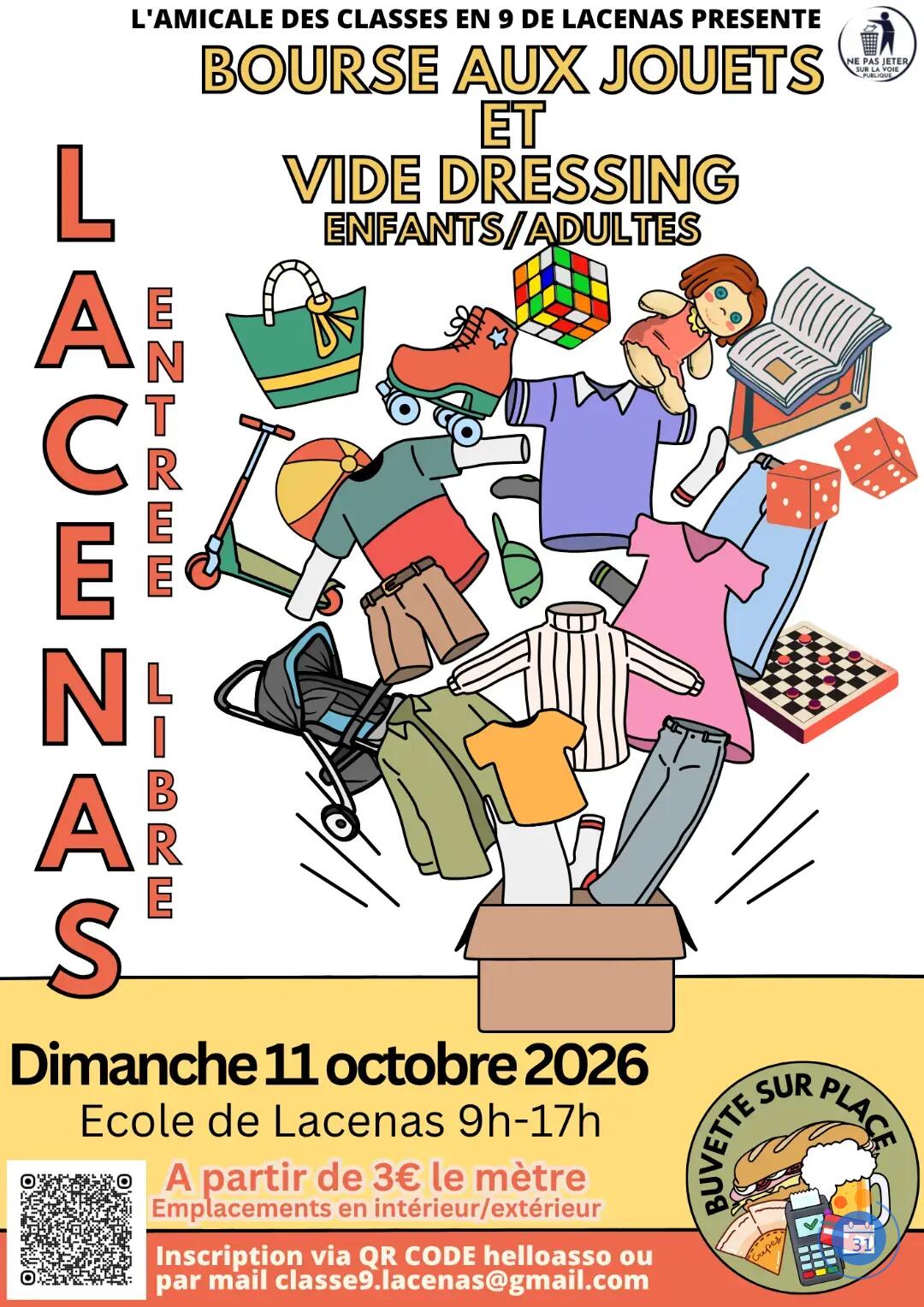 Image Bourse aux jouets et vide dressing de Lacenas (photo 1)
