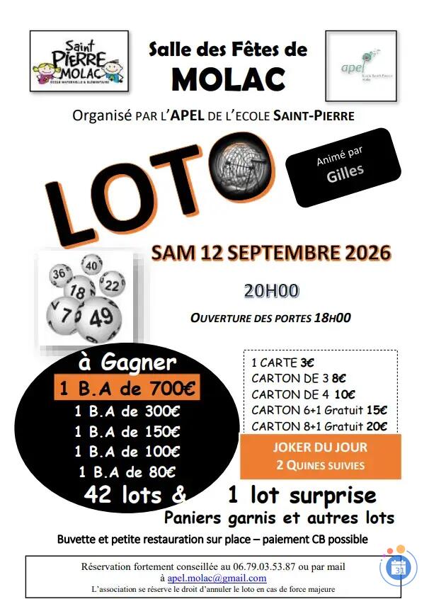 Image Loto animé par Gilles à Molac (photo 1)