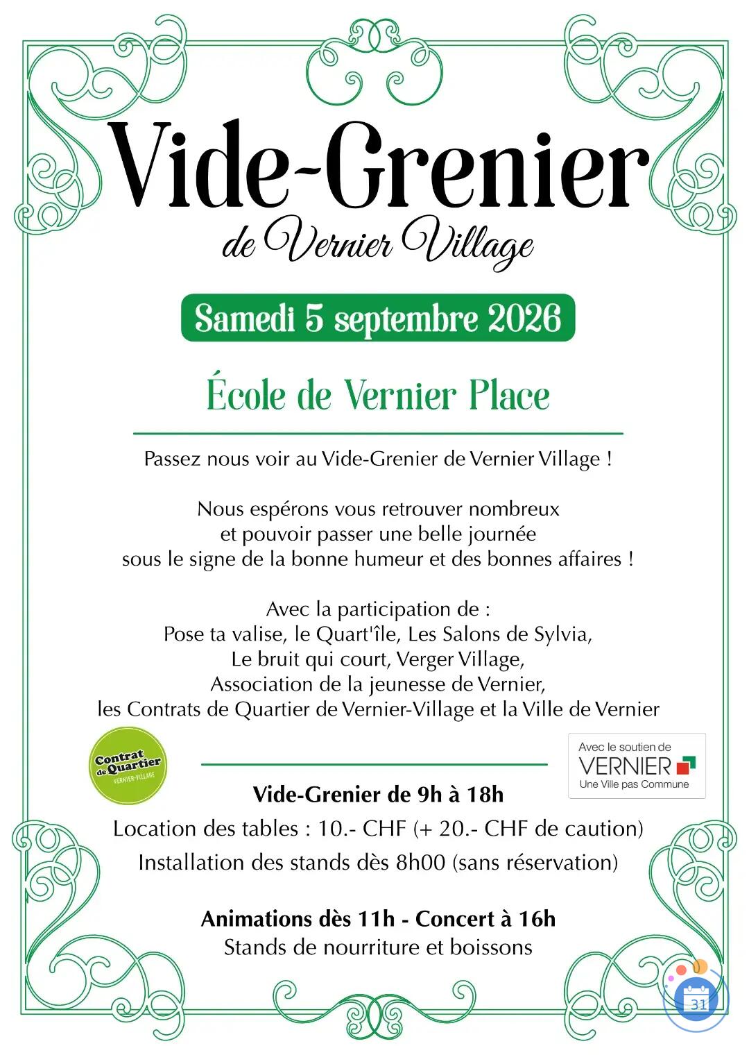 Image Vide Grenier de Vernier Village (photo 2)