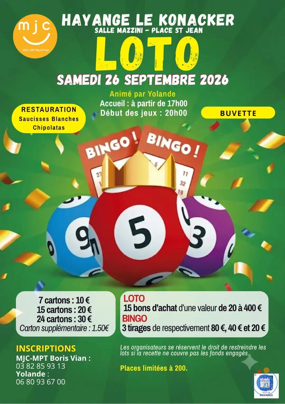 Image LOTO MJC MPT Boris Vian le KONACKER (photo 1)