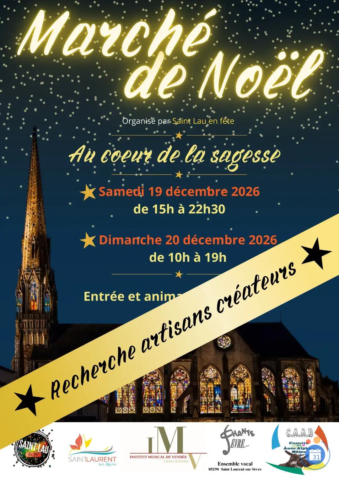 Image Marché de Noël de Saint Laurent sur Sèvre (photo 1)