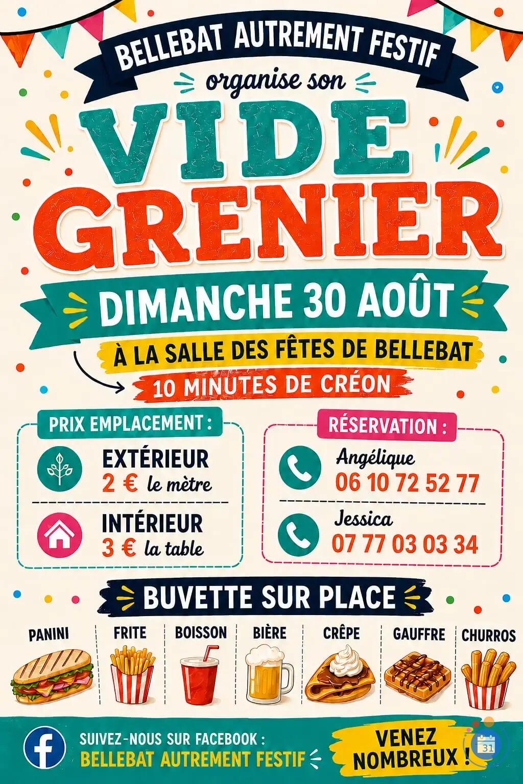 Image Vide grenier Bellebat Autrement Festif (photo 2)