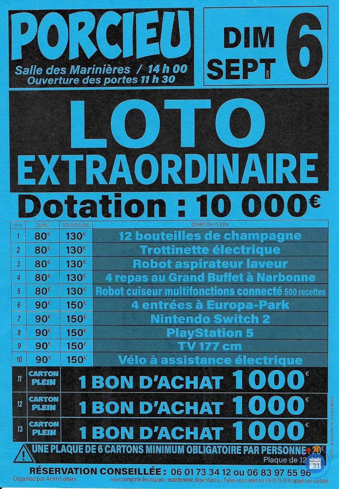 Image LOTO EXTRAORDINAIRE (photo 1)