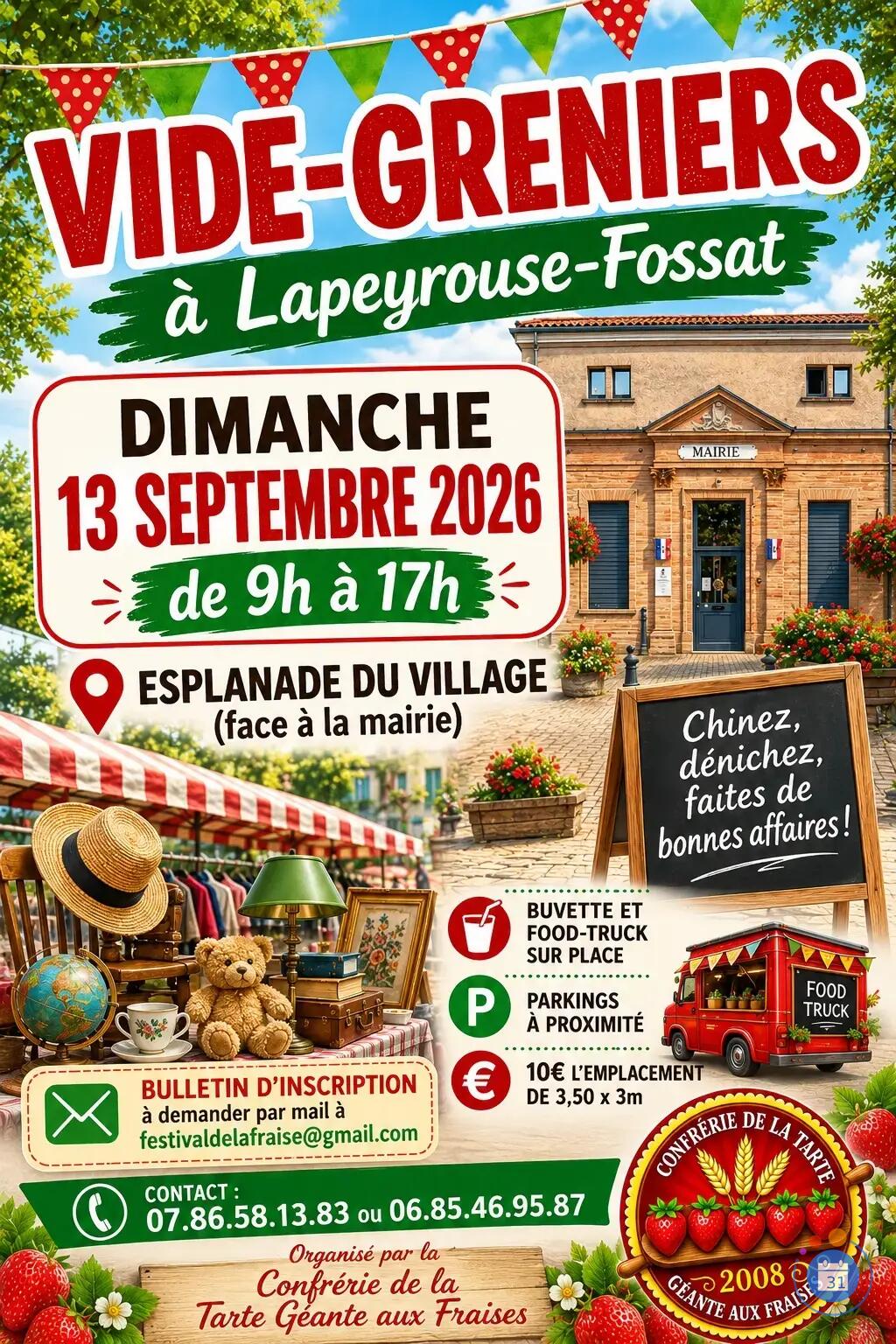 Image Vide-greniers d'automne de Lapeyrouse-Fossat (photo 1)